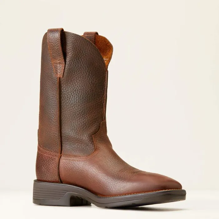 Men Western Boots Ariat Ridgeback Rambler Cowboy Boot Brown Oiled Rowdy