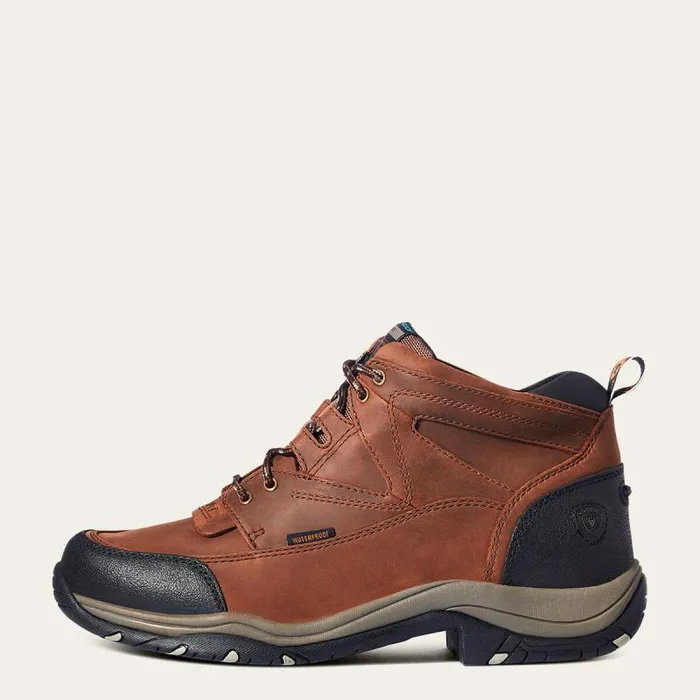 Men Western Boots Ariat Terrain Waterproof Boot Copper Men Western Boots Ariat Terrain Waterproof Boot Copper