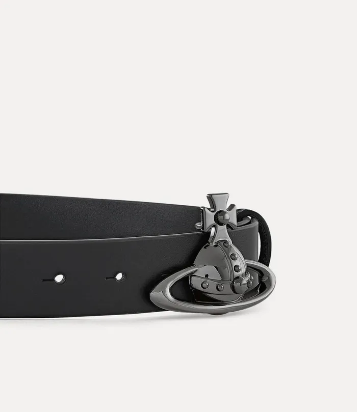 MenWomen Orb Buckle Beltgunmetal Black Vivienne Westwood Belts And Harnesses MenWomen Orb Buckle Beltgunmetal Black Vivienne Westwood Belts And Harnesses