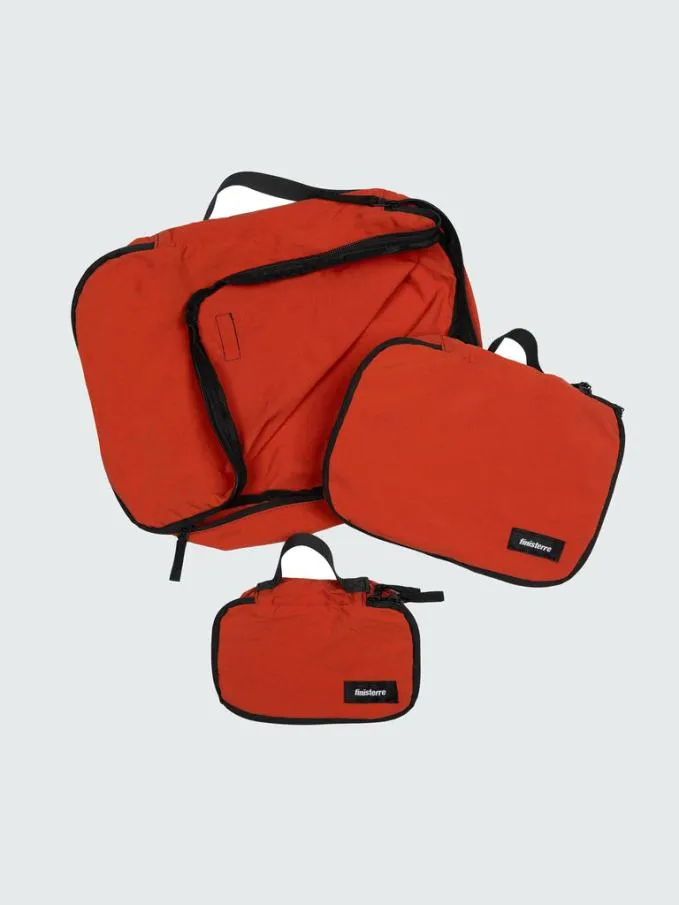 MenWomen Packing Cubes Brick Red Finisterre Bags