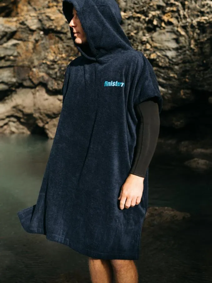 MenWomen Vean Changing Robe Navy Finisterre Swimwear