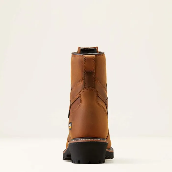 Men Work Boots Ariat Logger Shock Shield Waterproof Work Boot Copper Brown Men Work Boots Ariat Logger Shock Shield Waterproof Work Boot Copper Brown