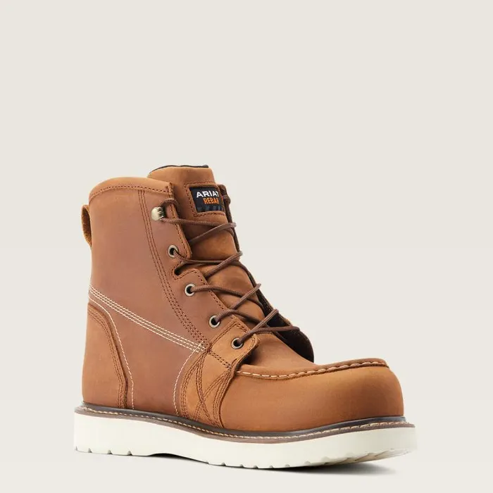 Men Work Boots Ariat Rebar Wedge Moc Toe 6034 Waterproof Composite Toe Work Boot Aged Honey Men Work Boots Ariat Rebar Wedge Moc Toe 6034 Waterproof Composite Toe Work Boot Aged Honey