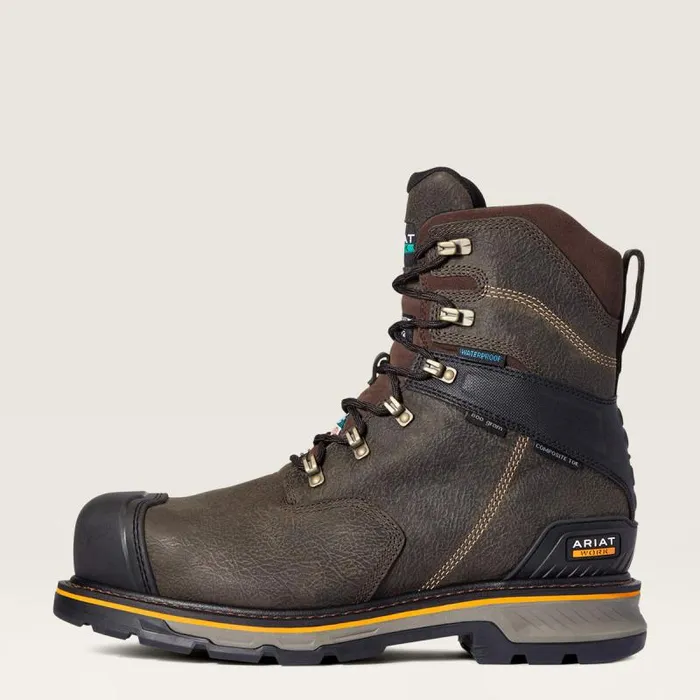 Men Work Boots Ariat Stump Jumper 8034 CSA Glacier Grip Waterproof 600g Composite Toe Work Boot Iron Coffee Men Work Boots Ariat Stump Jumper 8034 CSA Glacier Grip Waterproof 600g Composite Toe Work Boot Iron Coffee