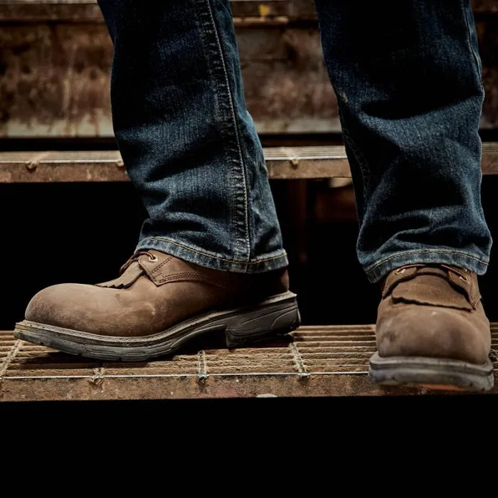 Men Work Boots Ariat WorkHog 8034 Waterproof Composite Toe Work Boot Oily Distressed Brown Men Work Boots Ariat WorkHog 8034 Waterproof Composite Toe Work Boot Oily Distressed Brown