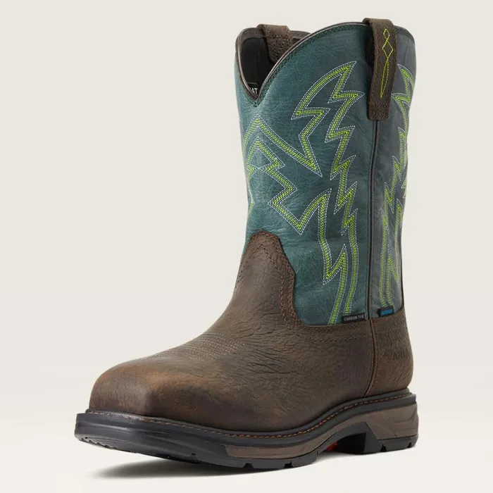 Men Work Boots Ariat WorkHog XT BOA Waterproof Carbon Toe Work Boot Bruin Brown Men Work Boots Ariat WorkHog XT BOA Waterproof Carbon Toe Work Boot Bruin Brown