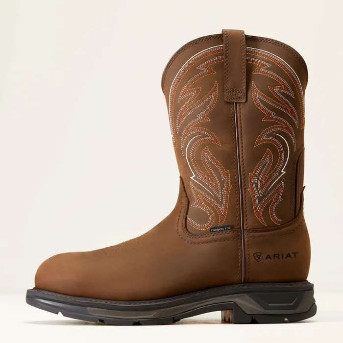 Men Work Boots Ariat WorkHog XT Carbon Toe Work Boot Distressed Brown Men Work Boots Ariat WorkHog XT Carbon Toe Work Boot Distressed Brown