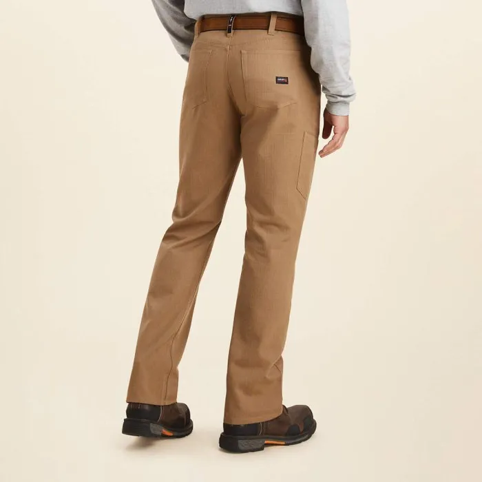 Men Workwear Ariat FR M4 Relaxed Crossfire Straight Pant Fr Khaki Men Workwear Ariat FR M4 Relaxed Crossfire Straight Pant Fr Khaki
