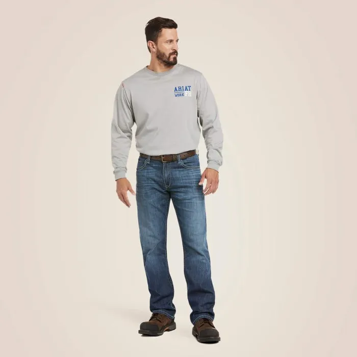 Men Workwear Ariat FR M4 Relaxed Stretch DuraLight Boundary Boot Cut Jean Bryce Men Workwear Ariat FR M4 Relaxed Stretch DuraLight Boundary Boot Cut Jean Bryce