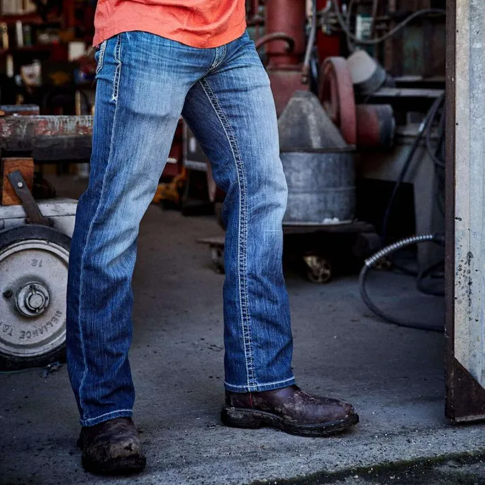 Men Workwear Ariat FR M4 Relaxed Stretch DuraLight Boundary Boot Cut Jean Bryce Men Workwear Ariat FR M4 Relaxed Stretch DuraLight Boundary Boot Cut Jean Bryce