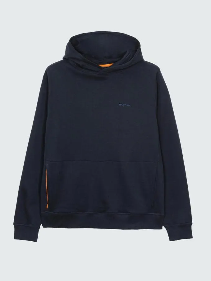 Men Zawn Hoodie Navy Finisterre Sweatshirts and Hoodies