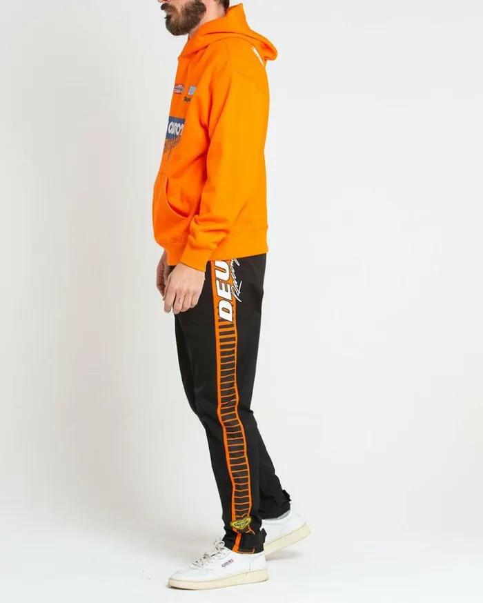 Mens Deus Ex Machina Hoodies and Sweaters Champagne Hoodie 8211 Golden Poppy Golden Poppy