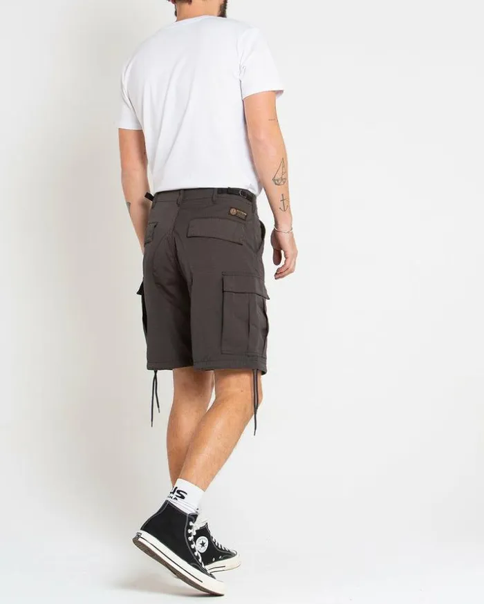 Mens Deus Ex Machina Shorts Sawyer BDU Short 8211 Anthracite Anthracite Mens Deus Ex Machina Shorts Sawyer BDU Short 8211 Anthracite Anthracite