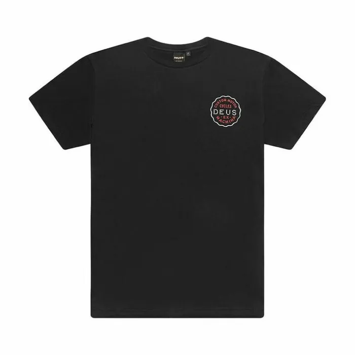 Mens Deus Ex Machina Tees Canggu Address Tee 8211 Black Black Mens Deus Ex Machina Tees Canggu Address Tee 8211 Black Black