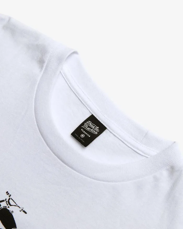 Mens Deus Ex Machina Tees Carby Pickup Tee 8211 White White Mens Deus Ex Machina Tees Carby Pickup Tee 8211 White White