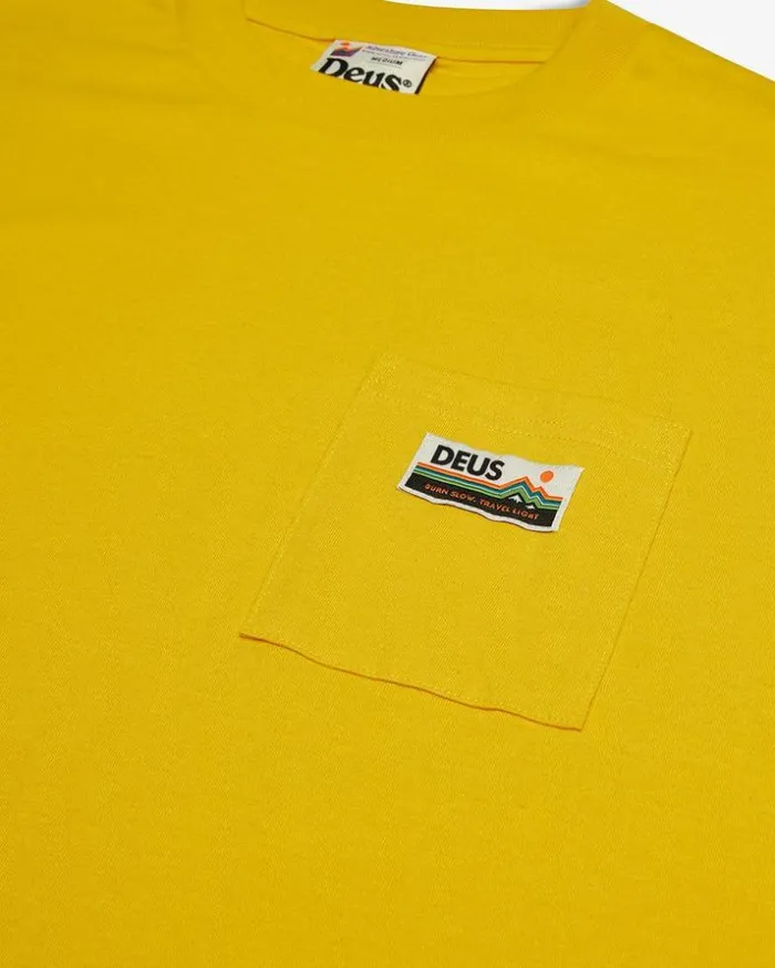 Mens Deus Ex Machina Tees Tango Pocket Tee 8211 Super Lemon Super Lemon Mens Deus Ex Machina Tees Tango Pocket Tee 8211 Super Lemon Super Lemon