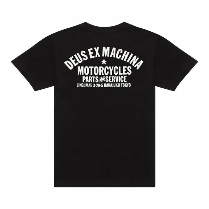 Mens Deus Ex Machina Tees Tokyo Address 8211 Black Black Mens Deus Ex Machina Tees Tokyo Address 8211 Black Black