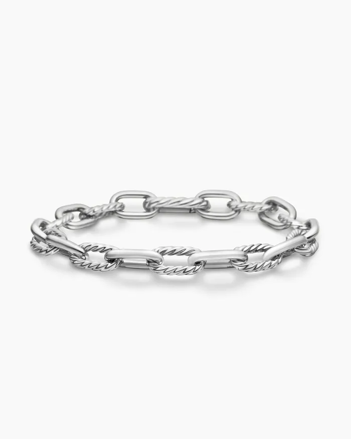 Mens DY Madison Chain Bracelet In Sterling Silver 85mm Men David Yurman Chain