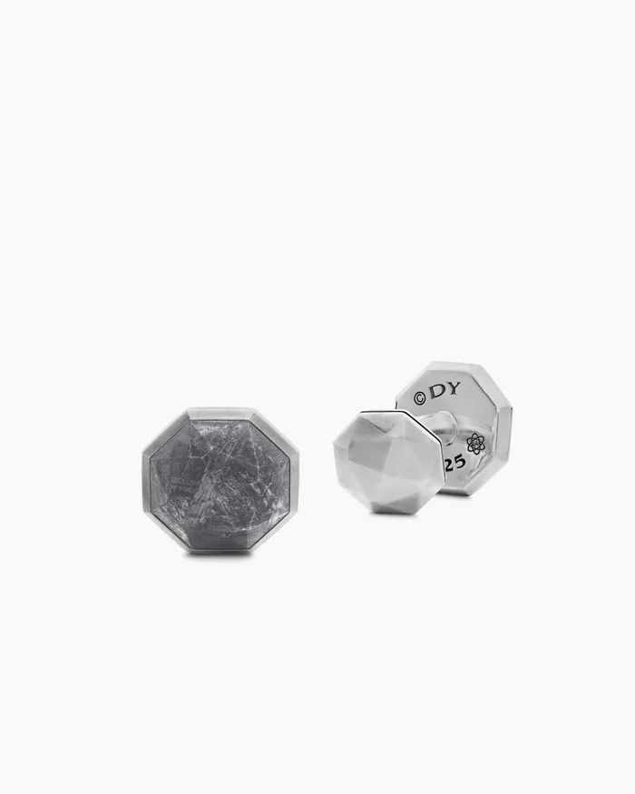 Mens Meteorite Faceted Round Cufflinks In Sterling Silver 16mm Men David Yurman Cufflinks Mens Meteorite Faceted Round Cufflinks In Sterling Silver 16mm Men David Yurman Cufflinks