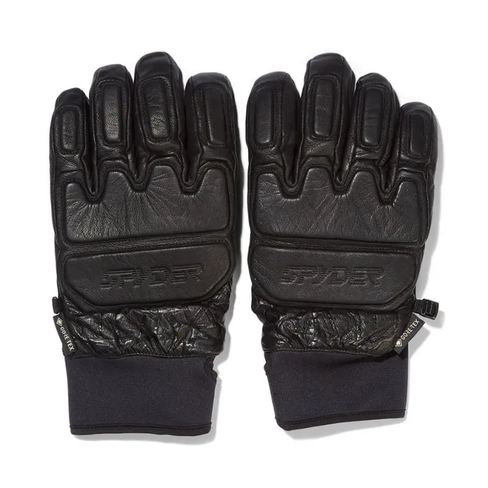 Mens Peak Black Spyder Gloves