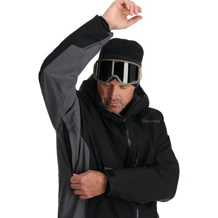 Mens Primer Black Spyder Insulated