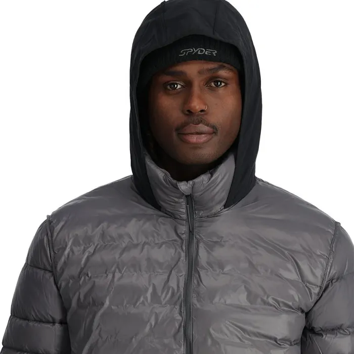 Mens Sanction Hooded Polar Spyder Down