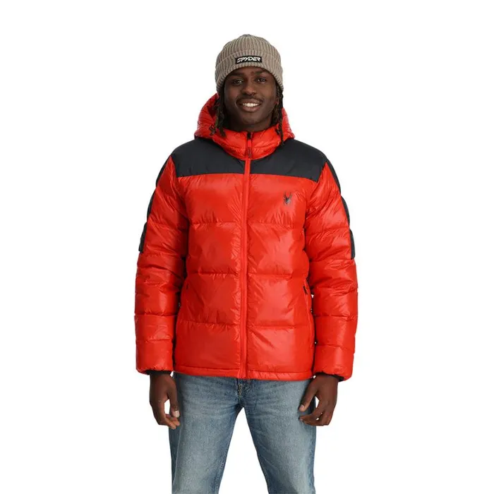 Mens Windom Hooded Volcano Spyder Down