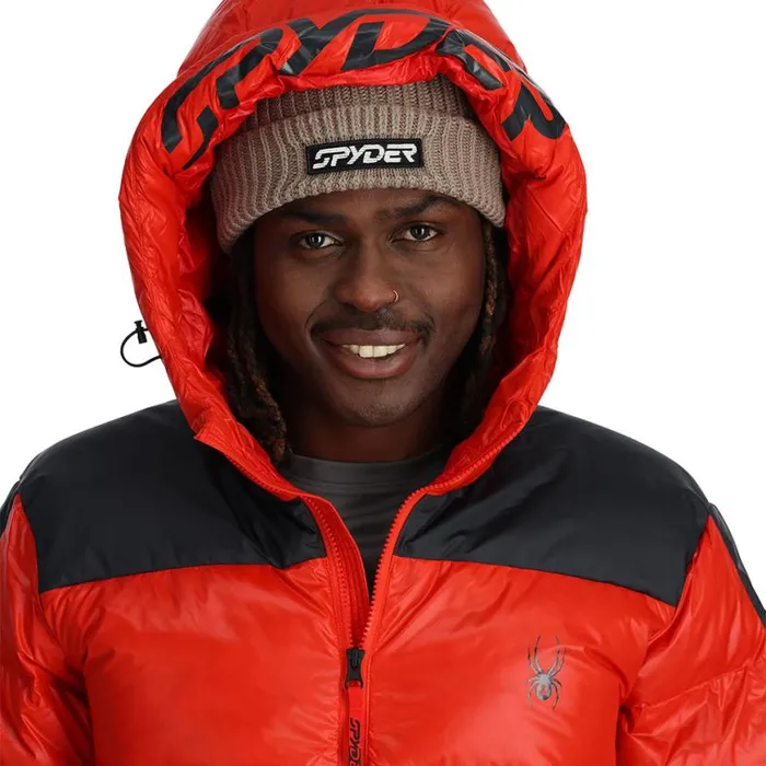 Mens Windom Hooded Volcano Spyder Down