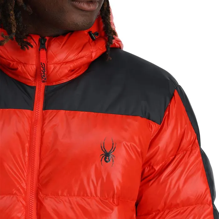 Mens Windom Hooded Volcano Spyder Down
