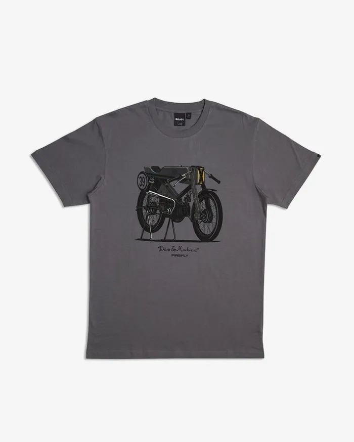 MensWomens Deus Ex Machina Tees Firefly Tee 8211 Moon Mist Moon Mist MensWomens Deus Ex Machina Tees Firefly Tee 8211 Moon Mist Moon Mist