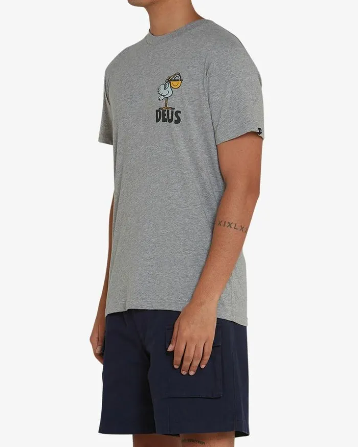 MensWomens Deus Ex Machina Tees Pegasus Tee 8211 Grey Marle Grey Marle MensWomens Deus Ex Machina Tees Pegasus Tee 8211 Grey Marle Grey Marle