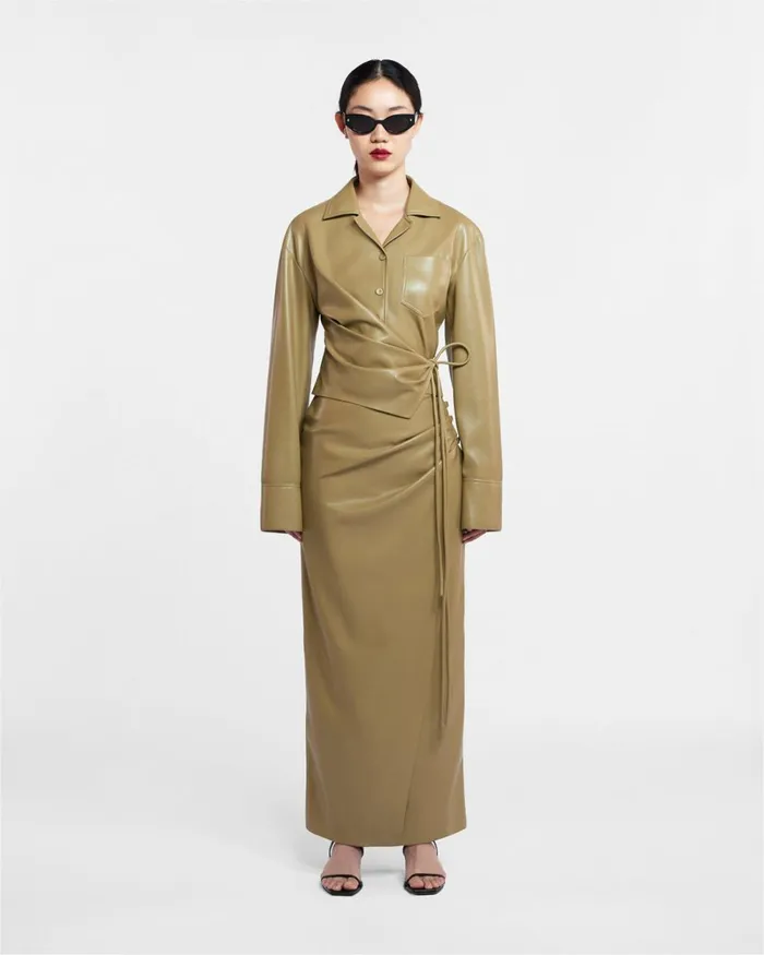 Merano Khaki Okobor Women Nanushka Tops Merano Khaki Okobor Women Nanushka Tops