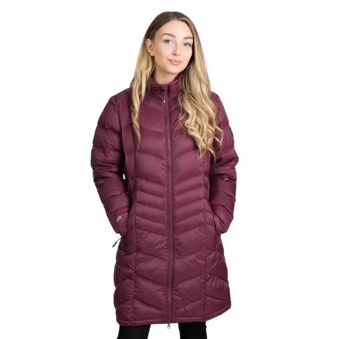 Micaela Lightweight Down Jacket Fig Women Trespass Puffer Jackets