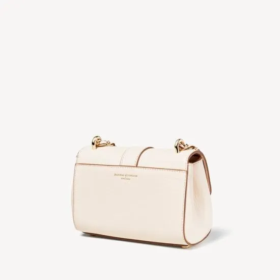 Micro Lottie Bag Ivory Pebble Women Aspinal Of London Lottie