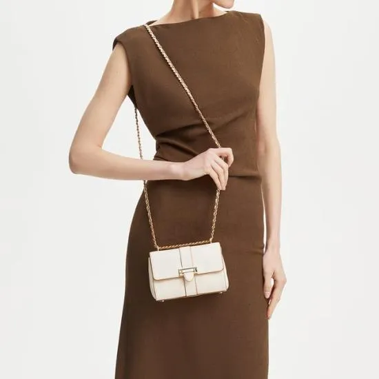 Micro Lottie Bag Ivory Pebble Women Aspinal Of London Lottie