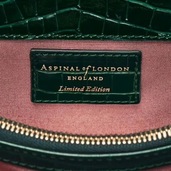 Midi Mayfair Bag Bird Of Paradise Hand Embroidery On Velvet Women Aspinal Of London Shoulder