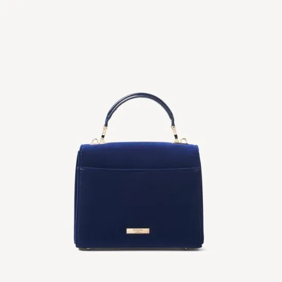 Midi Mayfair Bag Woodland Hand Embroidery On Velvet Women Aspinal Of London Shoulder