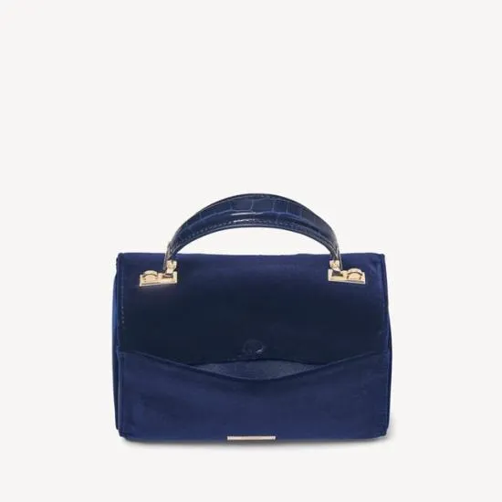 Midi Mayfair Bag Woodland Hand Embroidery On Velvet Women Aspinal Of London Shoulder