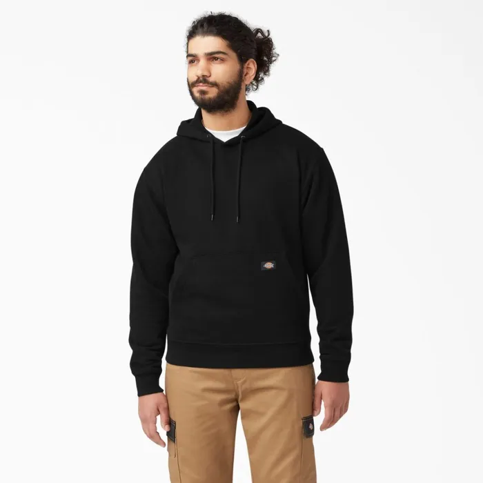 Midweight Fleece Hoodie Black Black bk Men Dickies Outerwear