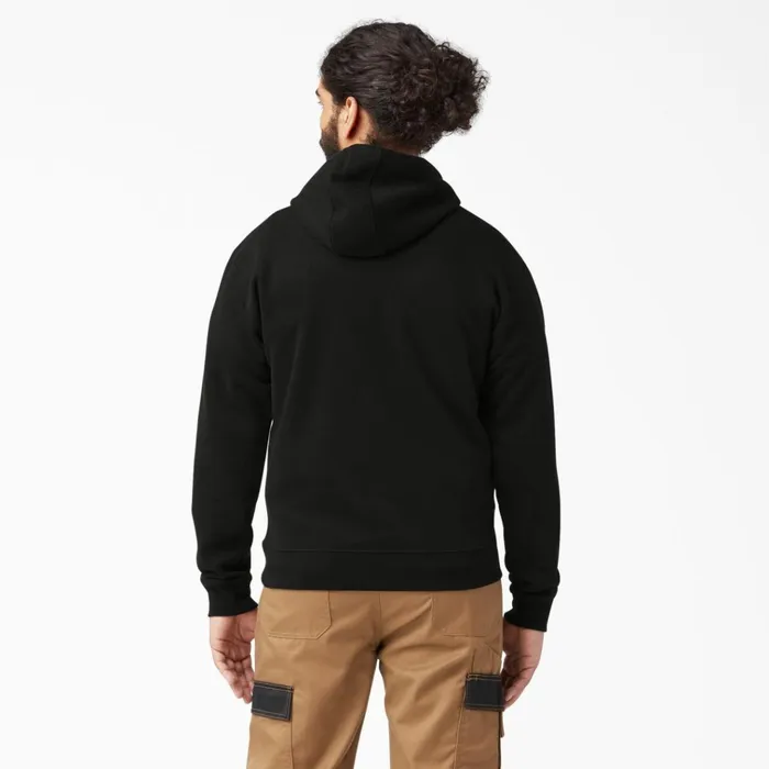 Midweight Fleece Hoodie Black Black bk Men Dickies Outerwear Midweight Fleece Hoodie Black Black bk Men Dickies Outerwear