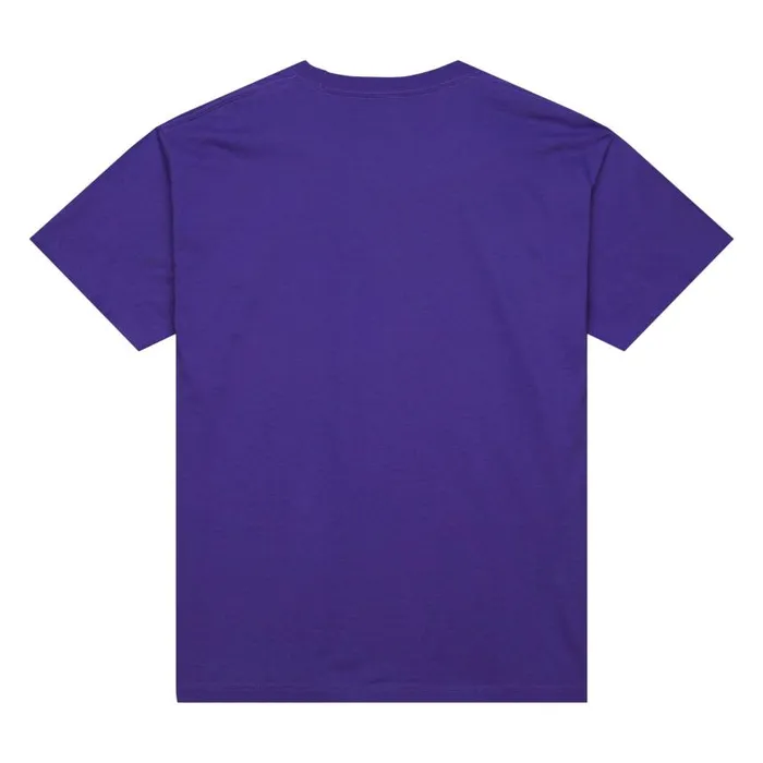 Mitchell and Ness 90s Reflective Static SS Premium Tee Los Angeles Lakers Men TShirts and Tops Mitchell and Ness 90s Reflective Static SS Premium Tee Los Angeles Lakers Men TShirts and Tops