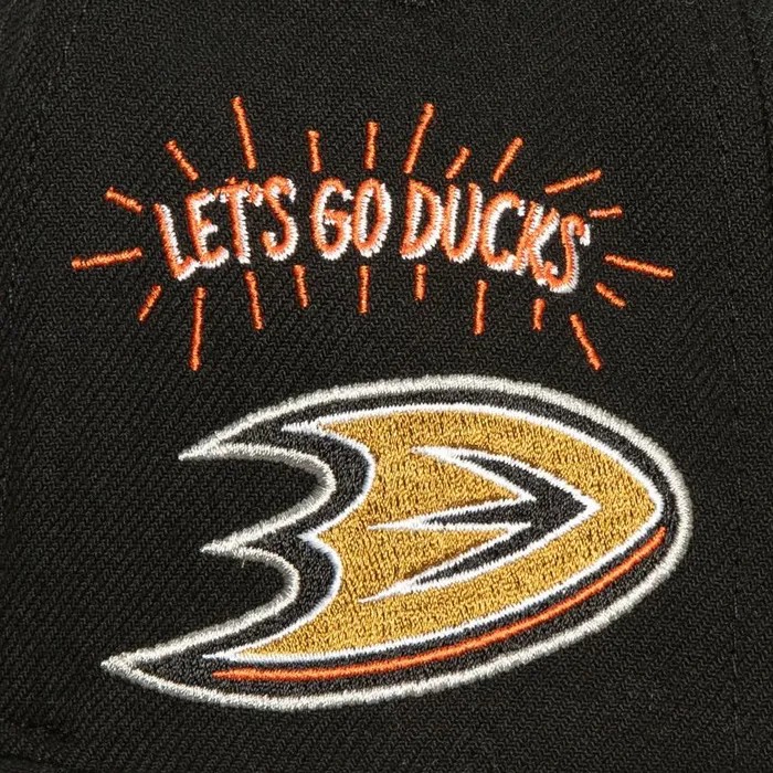 Mitchell and Ness All Out Snapback Anaheim Ducks Men Hats and Headwear