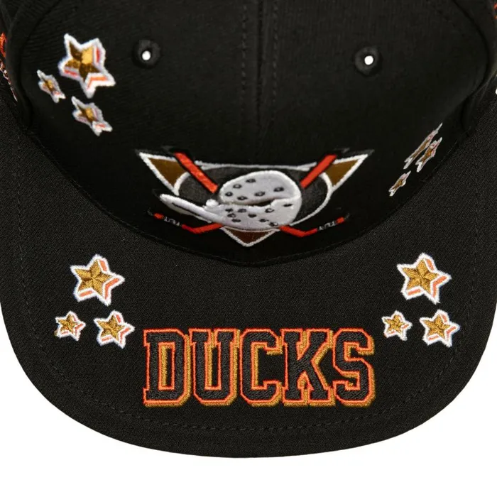 Mitchell and Ness All Out Snapback Anaheim Ducks Men Hats and Headwear