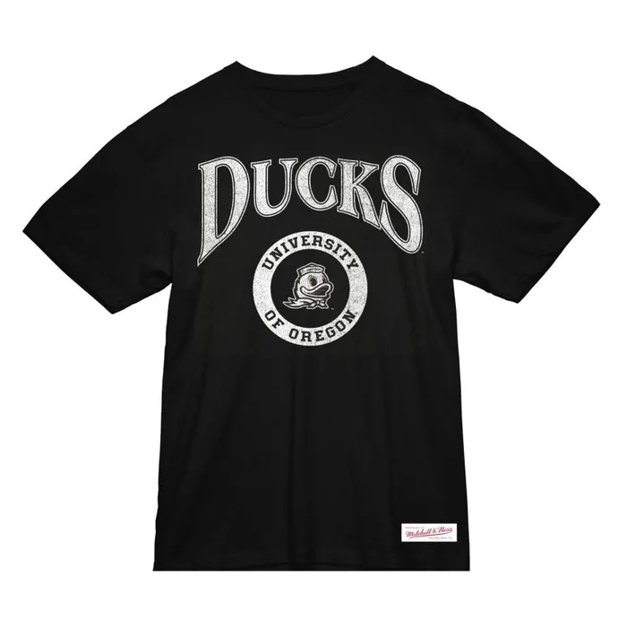 Mitchell and Ness Arched Logo Lockup Slub Tee University Of Oregon Men TShirts and Tops Mitchell and Ness Arched Logo Lockup Slub Tee University Of Oregon Men TShirts and Tops