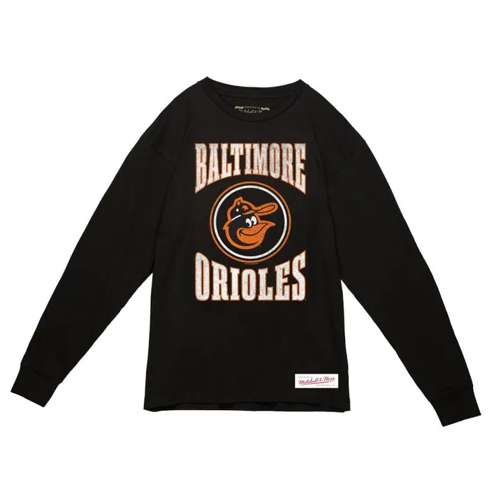 Mitchell and Ness Arched Logo Slub LS Tee Baltimore Orioles Men TShirts and Tops Mitchell and Ness Arched Logo Slub LS Tee Baltimore Orioles Men TShirts and Tops