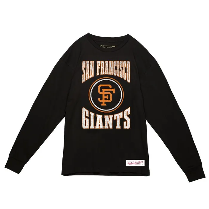 Mitchell and Ness Arched Logo Slub LS Tee San Francisco Giants Men TShirts and Tops Mitchell and Ness Arched Logo Slub LS Tee San Francisco Giants Men TShirts and Tops