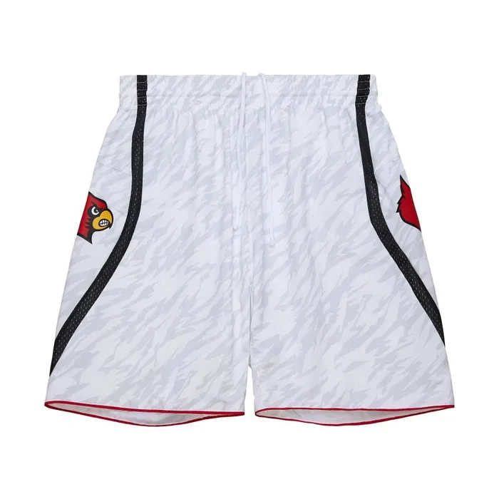 Mitchell and Ness Authentic University Of Louisville White 201213 Shorts Men Shorts