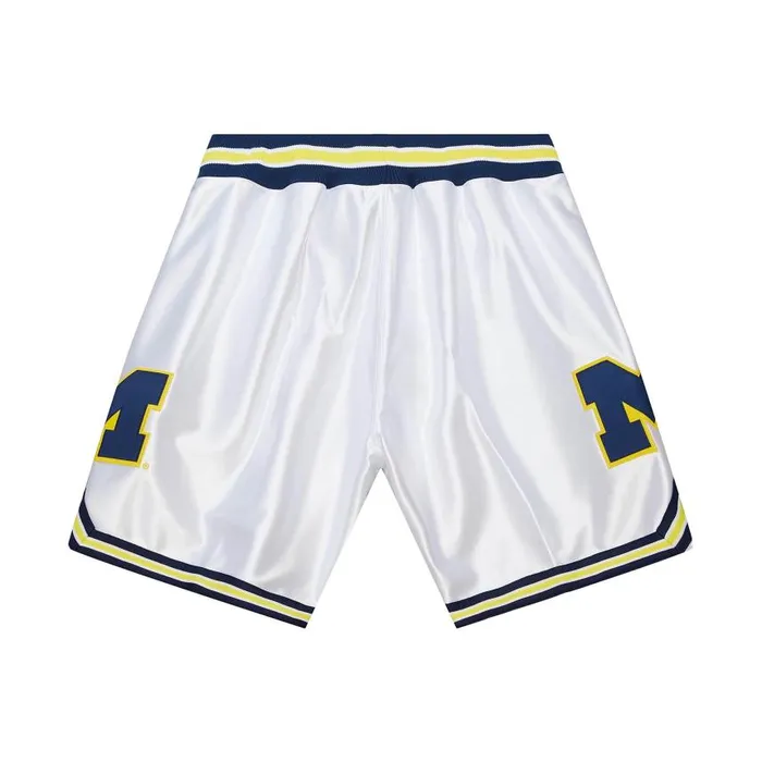 Mitchell and Ness Authentic University Of Michigan 1991 Shorts Men Shorts Mitchell and Ness Authentic University Of Michigan 1991 Shorts Men Shorts