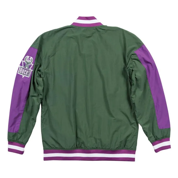 Mitchell and Ness Authentic Warm Up Jacket Milwaukee Bucks 199697 Men Jackets and Outerwear Mitchell and Ness Authentic Warm Up Jacket Milwaukee Bucks 199697 Men Jackets and Outerwear