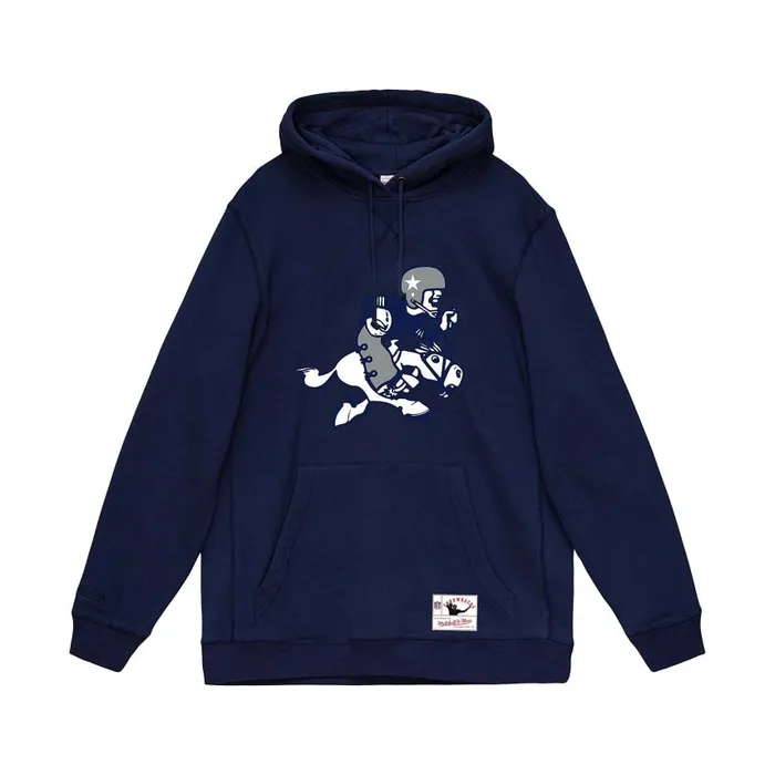 Mitchell and Ness Basic Logo 1 Hoodie Dallas Cowboys Men Hoodies and Sweatshirts
